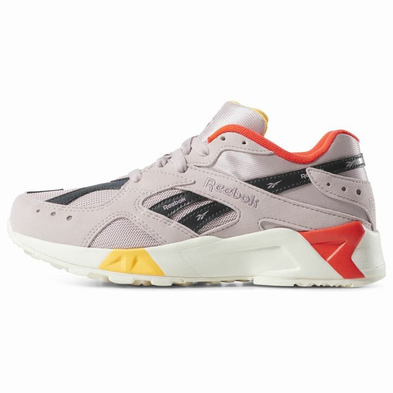 Tenisi Reebok Aztrek X Gigi Hadid Barbati Gri/Rosii/Aurii Romania FV6266XM